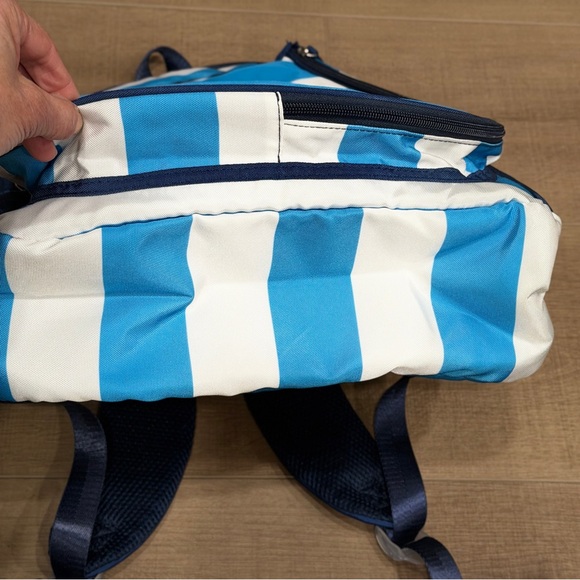 Ame and Lulu Game On Tennis Backpack Marine GTBP215 Nylon Padded Shoulders New - Picture 10 of 14
